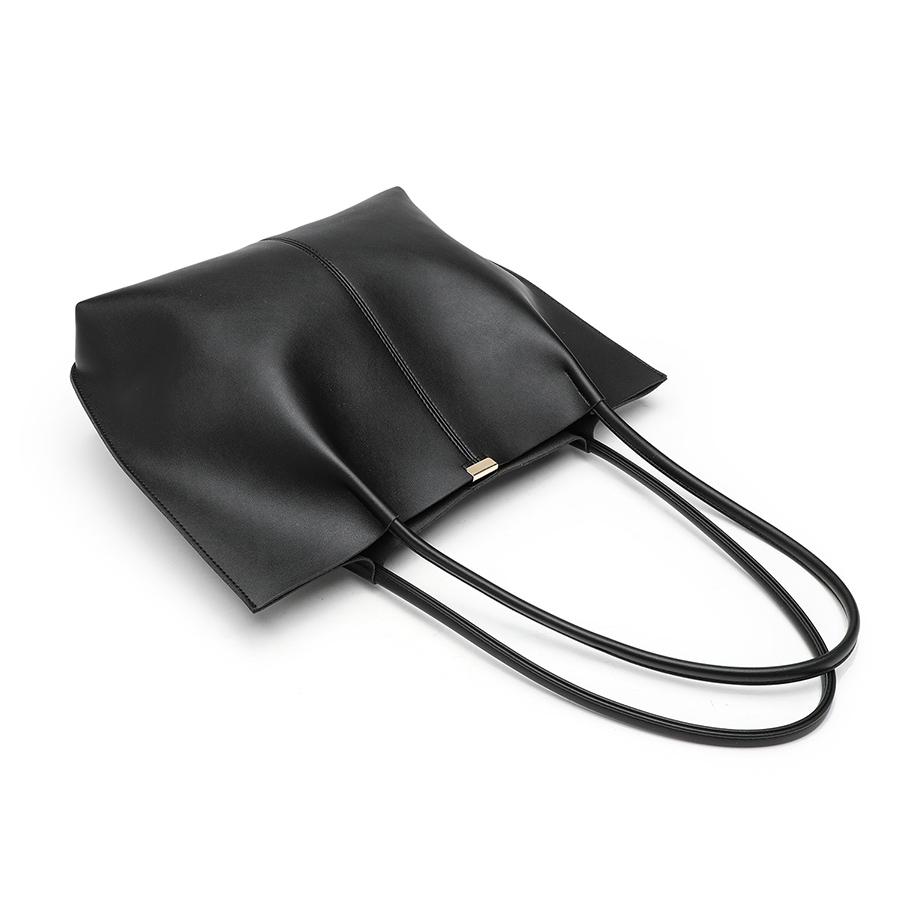 Women Totes Bag Underarm Pouch Large Capacity Soft Pu Leather Shoulder Bag Casual Portable Bucket Bags Soild Color Purse Handbag
