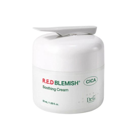 Dr.G Red Blemish Cica Soothing Cream 50 Ml × 2 — Calming & Moisturizing Sensitive Skin Duo