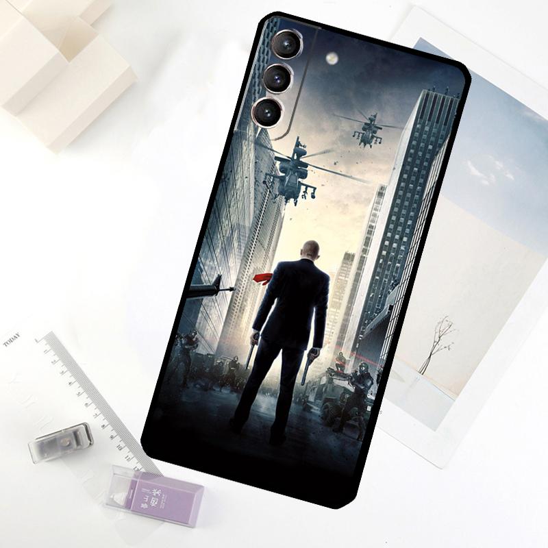 

Man Hitman Agent Phone Case For Samsung Galaxy S25 S24 S23 S22 S21 S20 S26 Ultra S10 Plus S23 FE S25 FE Cover Galaxy S20