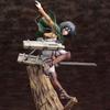 Attack On Titan Artfx J Levi Mikasa Ackerman Renewal Package PVC Action Figure Anime Figure Model Toys Collection Doll Gift