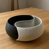 Flat Bottom Storage Tray 3D Printed Jewelry Tray Zen Style Nut Serving Bowl  Bookshelf Decor