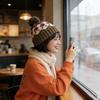 2025 new retro thickened warm Fair Island style jacquard knitted hat
