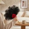 Handmade Craft Feather Rose Fan Soft Fluffy Chinese Hand Fan Fan  Party Occasions