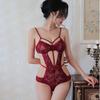 Woman Porno Bodysuits for Sex Erotic Underwear V-neck Babydoll Perspectivity Lace Mujer Costume Sex Apparel Sexy Lingerie New