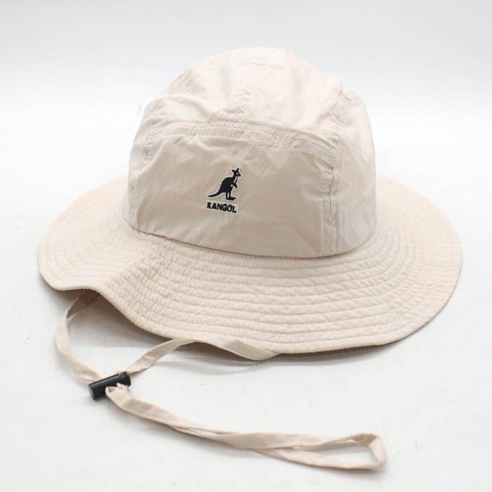 Used KANGOL Hat Brand Logo Unisex Men s ME(56-57) Size Beige KANGOL [Used]