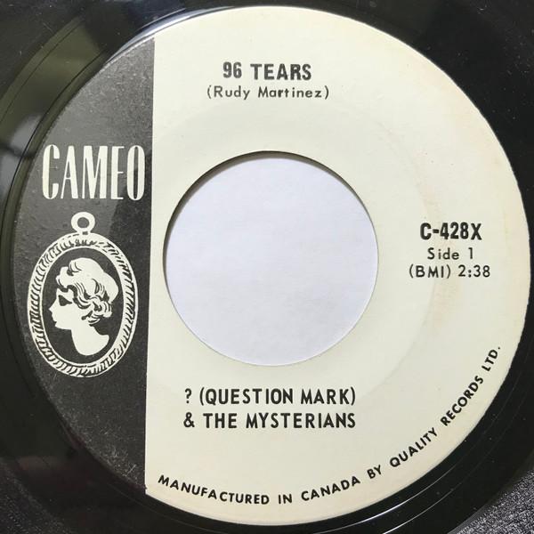 

7-дюймовая пластинка THE MYSTERIANS 96 Tears Midnight Hour C428X Cameo 1966 Канада Рок Б/у