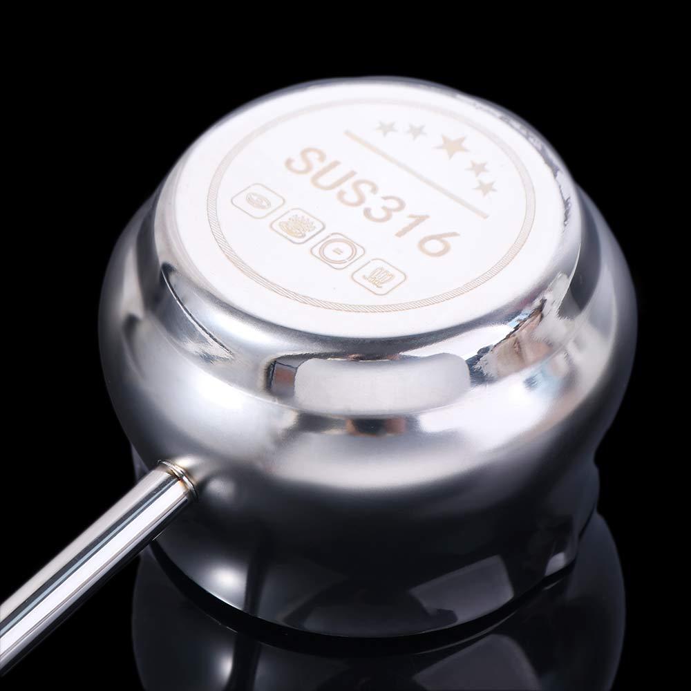 Thickened Oil Splashing Small Pot Special Flat Bottomed Pan Hot Oil Pan  Sauce Seasoning