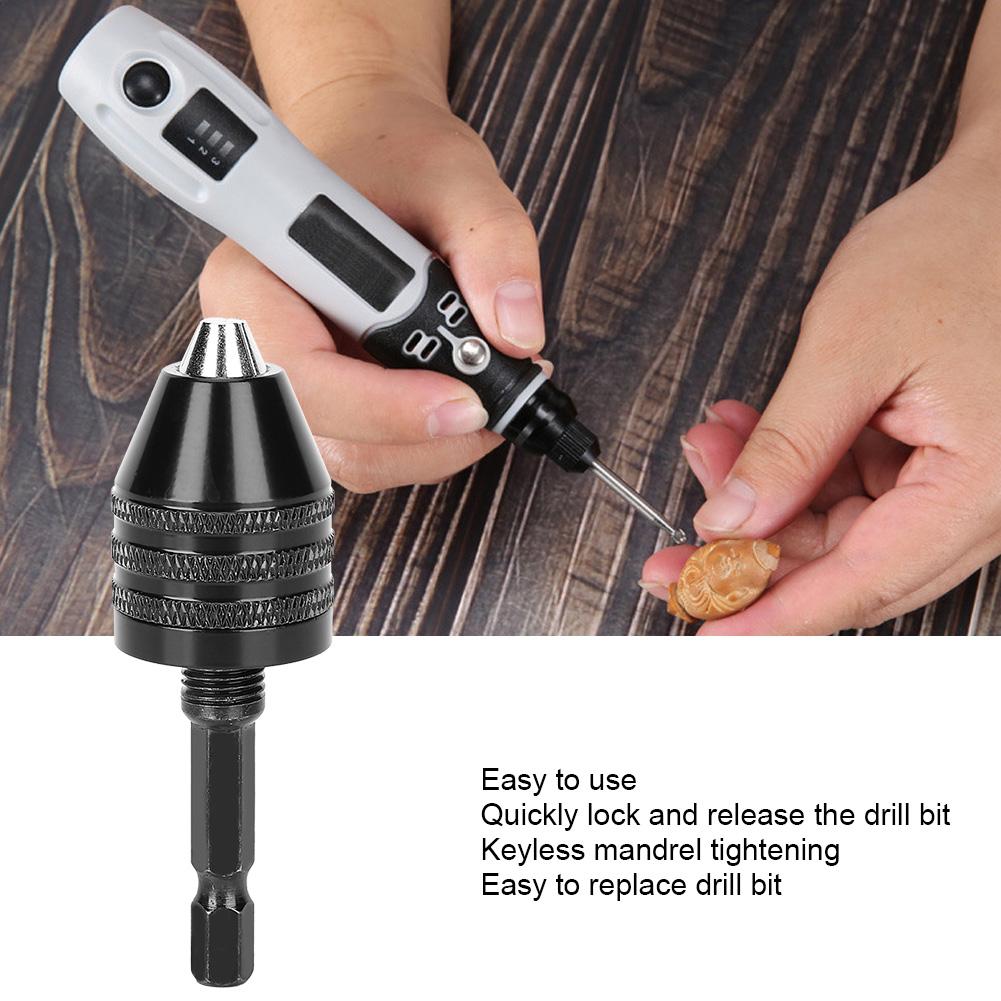 Grinder Chuck Accessory Short M8 X 0.75 Chuck Rod Set for 3Jaw   Drill Bit(Short Tail M8 X 0.75 Chuck Rod Set )