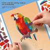 1 Sada Zvířecí Kognitivní Trénink Osvícení Hračka Samolepky 3D Geometrické Koláže Dětské Puzzle Zlepšit Soustředění Ručně Vyráběné Samolepky