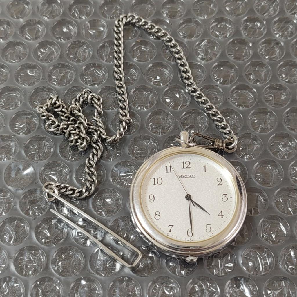 SEIKO Seiko Pocket Watch Quartz Pocket Watch [Working Condition] 7N01-9A00 (Management Code K26I)