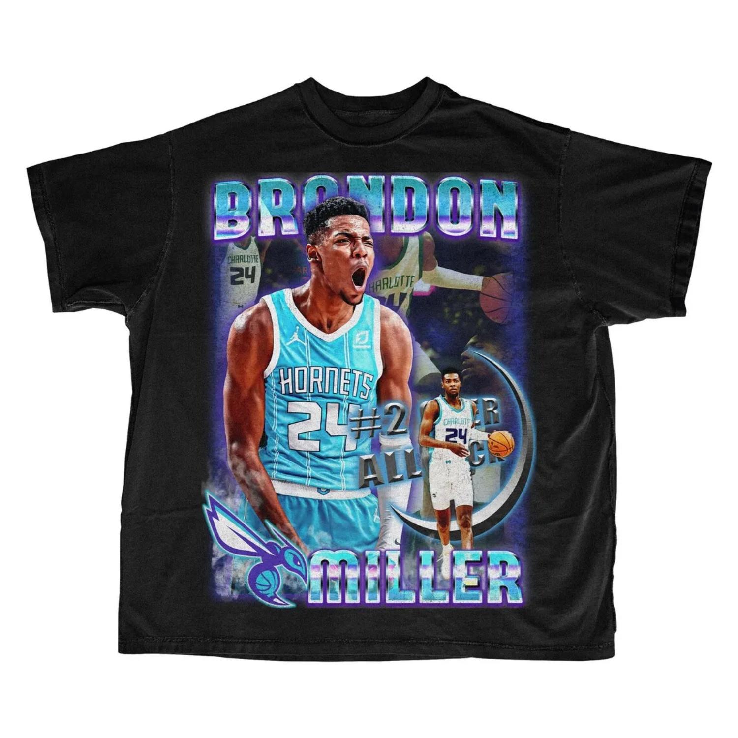 

Brandon Miller NO.2 Overall Pick Graphic T-Shirt XXXXXL чорний
