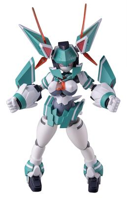 Yeni robot yarışı Polynian Motoroid PVC ABS aksiyon figürü Polynian, Trin, ölçeksiz ve önceden boyanmış