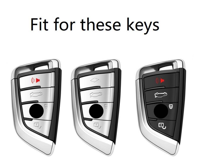 Interior Mouldings Real carbon fiber Car Remote Key Cover CaseShell For BMW F15 F16 F48 G30 F85 G11 X1 X5 X6 M 2018 X1 X3 X4 X5