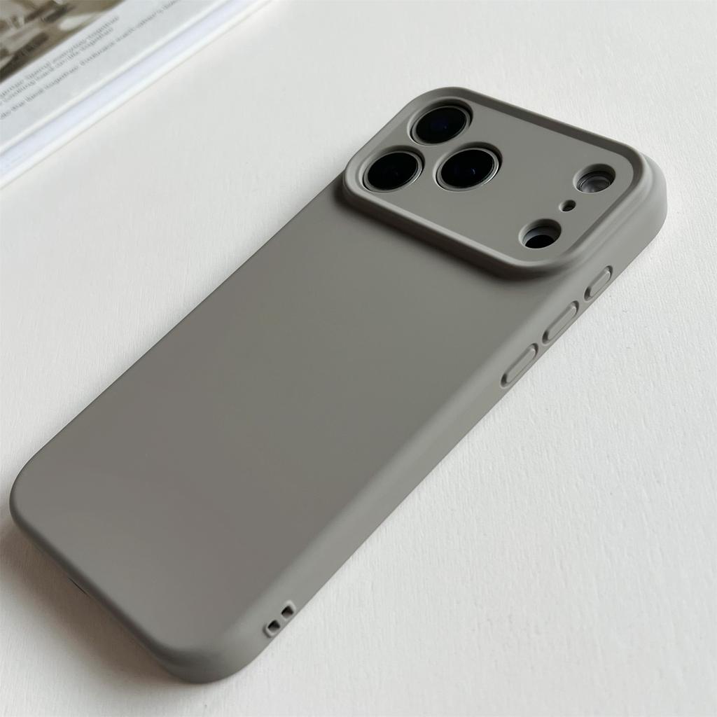 TPU Shockproof Cover For For Iphone 17 16  Pro Max For For Iphone 17Air 16 15 14 Pro Case Liquid Silicone Original TPU Protect Case