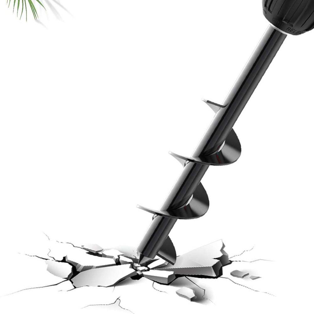Planting Hole Digger Tool Garden Auger Spiral Drill Bit Spiral Hole Drill Bit Cultivation Planting
