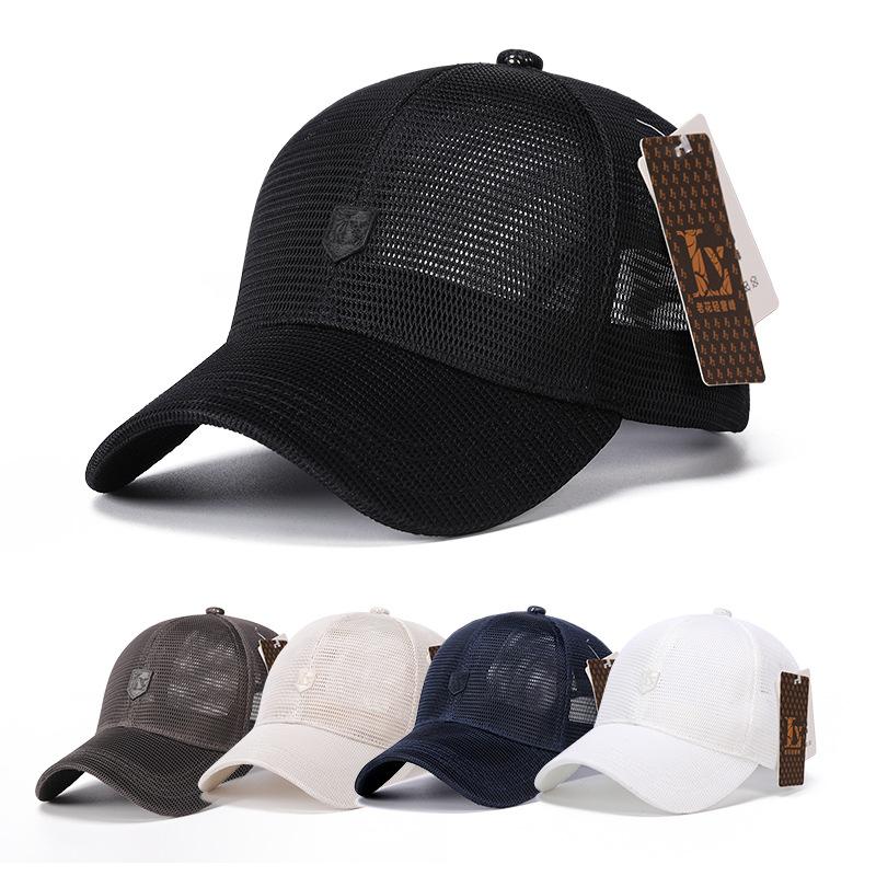 New breathable ball baseball cap sports sunscreen men's and women's visor breathable versatile casual duck tongue