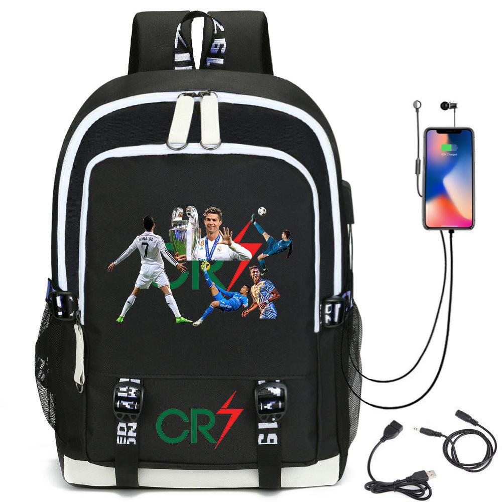 Cartable grande capacité avec bandoulière; set de trousse à crayons trois pièces pour étudiant
