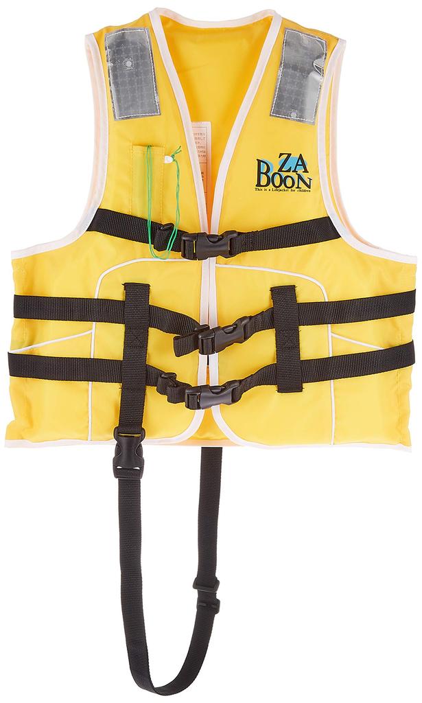 Ocean Life Jr-1M Type, M Yellow, Ministry of Land, Infrastructure, Transport and Tourism Approved Life Jacket for Small Boats and Children