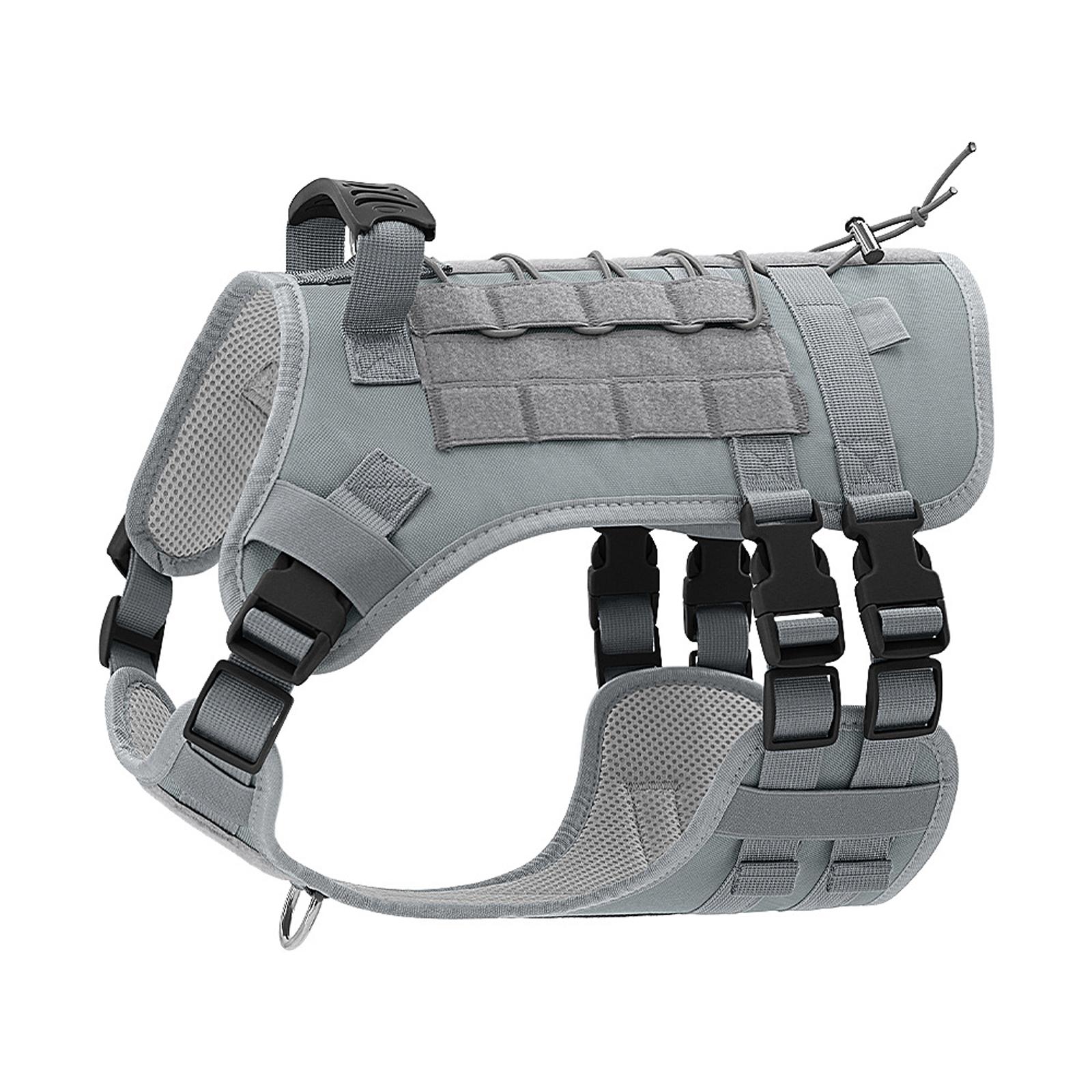 Multi-Functional Dog , Explosion-Proof Chest and Back Strap for Large Dogs, Heavy Duty No Pull Pet S