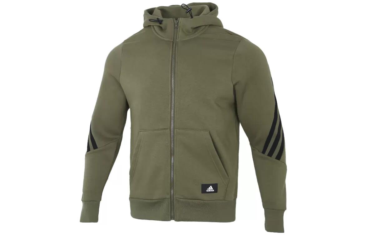 Adidas Jackets Men s Olive Hooded Moderate Other H44177 L