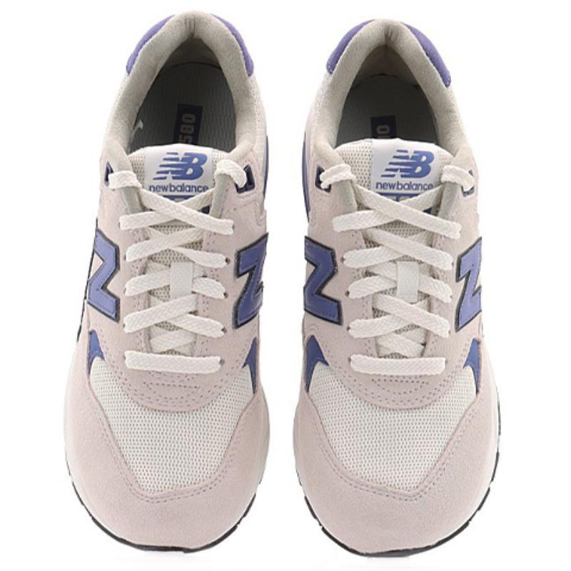 New Balance NB 580 Low Top Casual Running Shoes Unisex Beige Navy Blue Sneakers CMT580CM(D width)