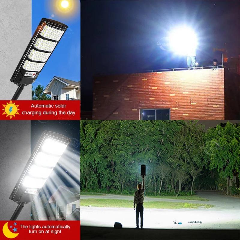Newly Upgraded Outdoor Solar Lights Super Bright Solar Wall Lamp Motion Sensor Lamp Remote Control Waterproof Solar Light Garden