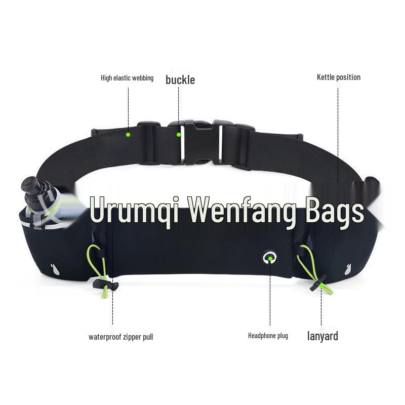 Multi-functional Cross-border Outdoor Sports Waist Bag with Water Bottle Holder for Running and Marathon