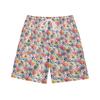 Creature Marine Europee e Americane Elementi Floreali Pantaloncini Casual da Uomo Pantaloni da Spiaggia