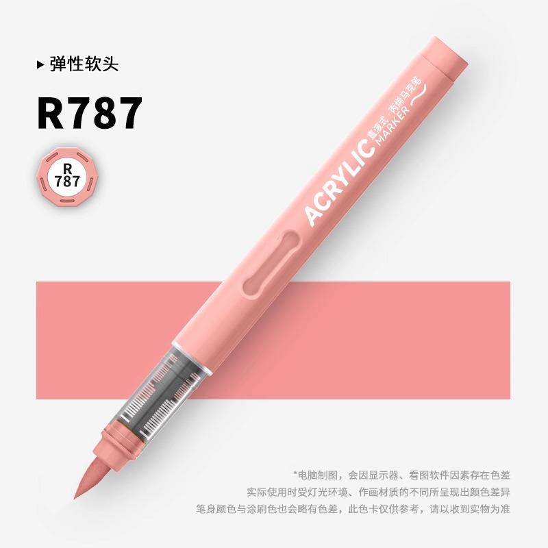 ZEEJOY 84/1 Colors Acrylic Markers Soft Brush Tip Paint Pen for Fabric Rock Painting Stationery Art School Office Supplies