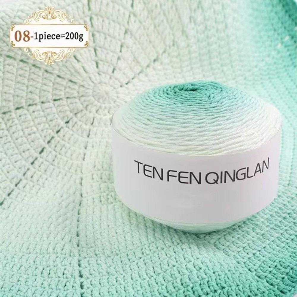 Colorful Gradient Yarn Lightweight Knitting Yarn DIY Acrylic Blended Yarn Handmade Crafts