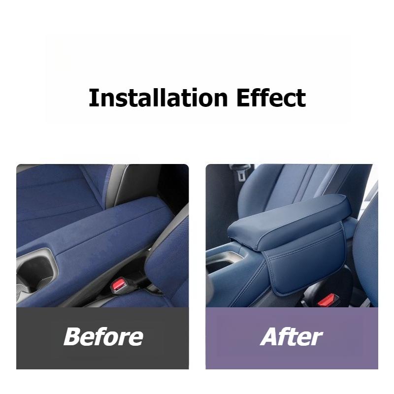 For BYD Seagull Dolphin Mini Surf  2024 2025 Car Central Armrest Heighten Increase Pad Cover Storage Box Anti-slip Protector