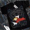 Camiseta Fullmetal Alchemist Herunisexdad Alphonse Elric Anime Camisa Negra Vintage Washed Slightly Graphic Versatile Comfortable