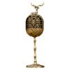 Bruciatore di Incenso Retro in Lega Intagliato Bruciatore da Interni a Piede Alto Accessori Aroma per la Casa Decorazione della Stanza Diffusore di Aroma Antico Cinese