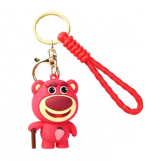 Keychain Pendant Cartoon Anime Character Charm Key Chain Waterproof Scratch-Resistant Key Holder