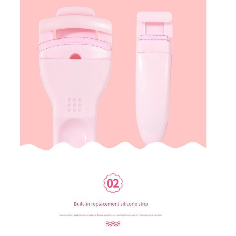 

Malian Wide-Angle Segment Makeup Tools Eyelash Curler Pink