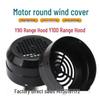 Three-Phase Motor Fan Cover - 1.5/2.2/3kW Wind Cap, Thickened Black Plastic, Y90 Y100 Junction Box
