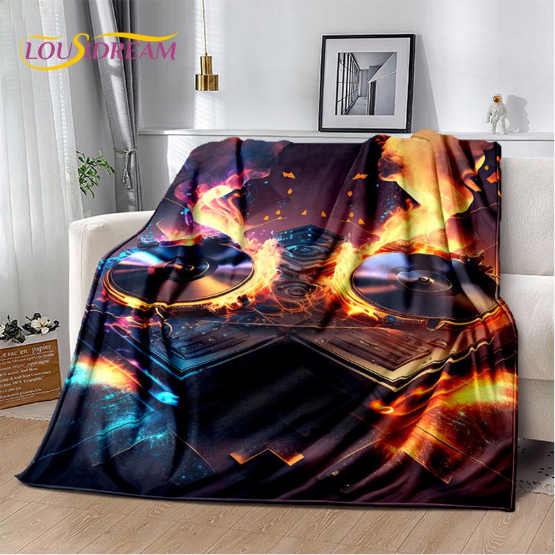 Note Music Colorful Musical Score Cartoon Blanket,Soft Throw Blanket for Home Bedroom Bed Sofa Picnic Travel Office Cover Child
