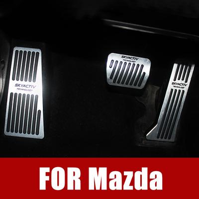 Auto pedály Noha Palivo Akcelerace Brzda Spojka Kryt podložky pedálu Pro Mazdu 2 3 6 DJ BM GJ CX-5 CX5 CX 5 CX3 CX4 CX9 CX8