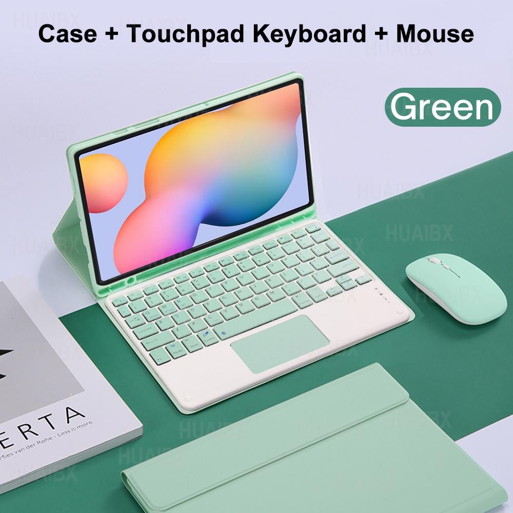 For Galaxy Tab S6 Lite 10.4 Inch Case with Keyboard, Detachable Keyboard Cover for Samsung Tab S6 Lite SM-P610 P613 P615 P619