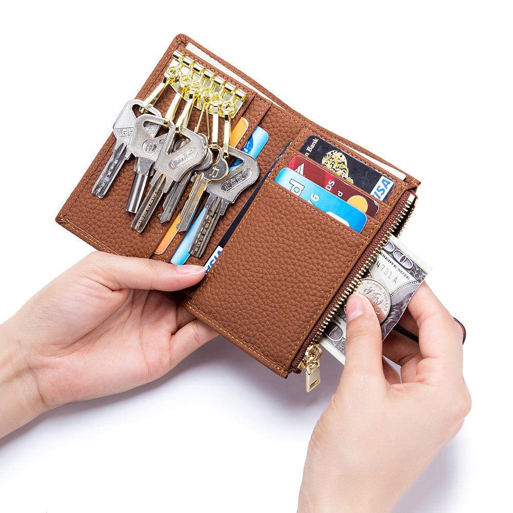 Key bag, card bag, two-in-one, small storage, portable multi-function key, change bag, large capacity