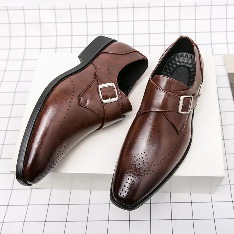 Designer Herrenschuhe Klassischer Business Büro Kleiderschuh Hohe Qualität Lässige Lederschuhe für Herren Luxus Hochzeitsschuhe Slipper