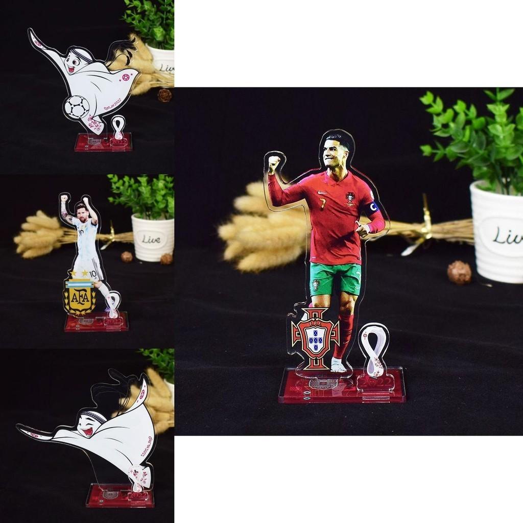 Football Star Mascot Logo Acrylic Handmade Toy Perfect For Fans Of Neymar Messi And Ronaldo