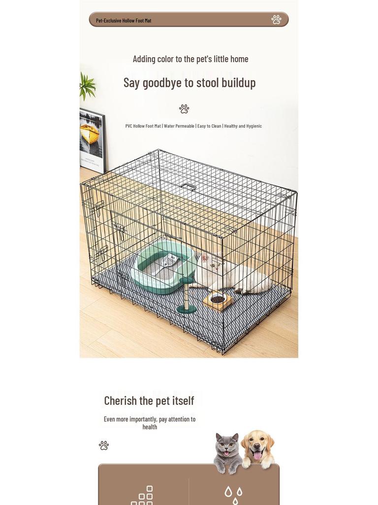 Waterproof Non-slip Pet Mat: Scratch & Dirt-Resistant, Easy-to-Clean Washable Mat for Cats & Dogs