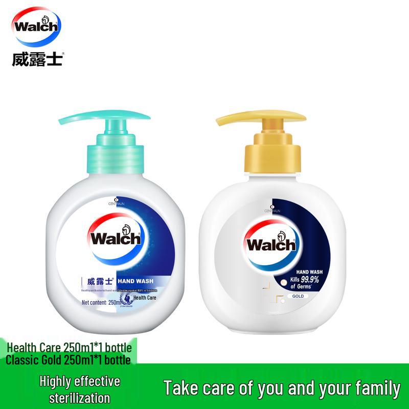 Walch Schäumende Antibakterielle Handwaschlotion (Healthy Care & Classic Gold 2er-Pack)