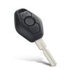 KEYYOU 10X Remote Control Car Key Shell 3 Buttons For BMW 1 3 5 6 7 Series X3 X5 Z3 Z4 Replacement Fob Case Cover Keyless Entry