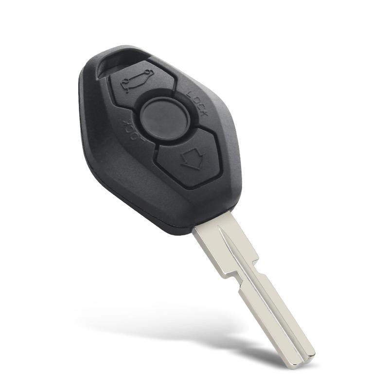 KEYYOU 10X Remote Control Car Key Shell 3 Buttons For BMW 1 3 5 6 7 Series X3 X5 Z3 Z4 Replacement Fob Case Cover Keyless Entry