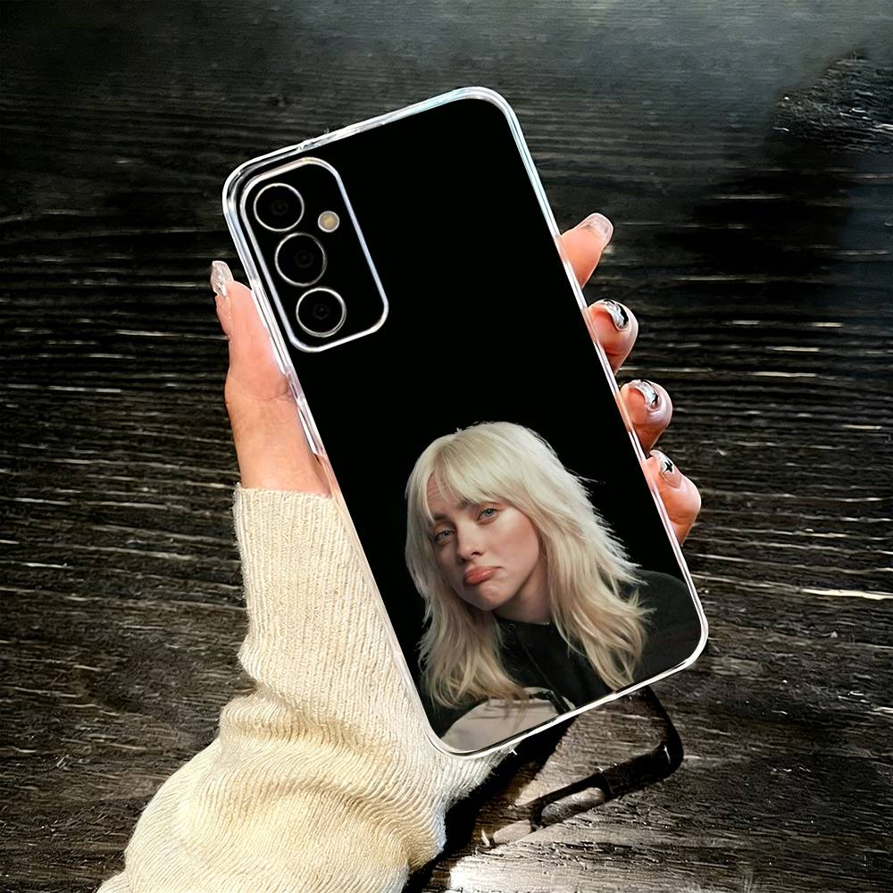 B-Billie E-Eilish Phone Case For SamsungA10,12,20,21S,30,31,40,50,51,52,70,71 Transparent Cover