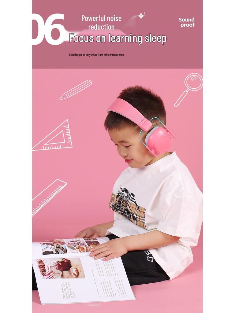 Children's CE-Certified Noise Cancelling Ear Muffs: Headphones for Sleep, Entertainment, Drumming, and Soundproofing.