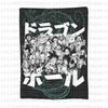 Dragon Ball Knitted Blanket Flannel Anime Son Goku Soft Throw Blankets for Bed Bedroom Quilt