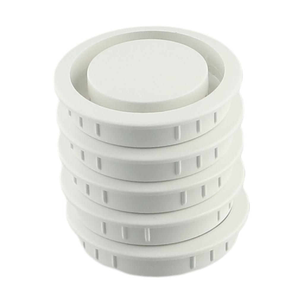 Cabinet Vents ABS Plastic Air Vent Decor Grey/Black/Brown/White